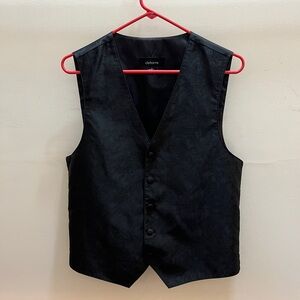 Claiborne Textured Black Vest